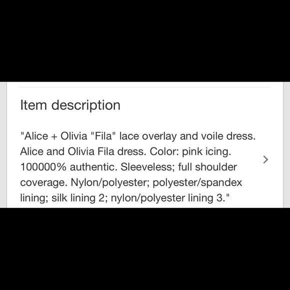 Alice and Olivia dress size 0, worn once - Picture 7 of 7